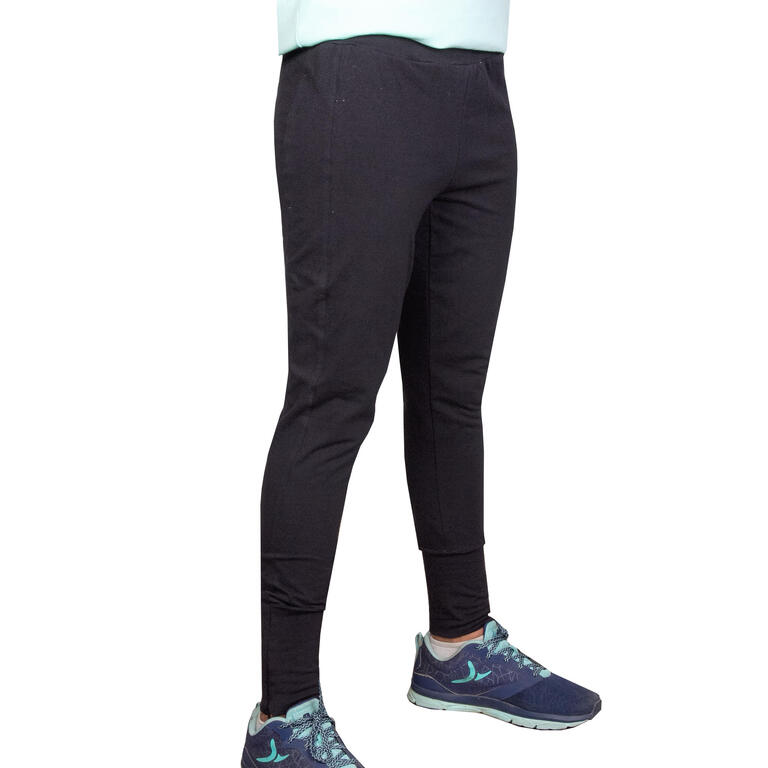 Women's Cotton Jogger 500 - Black