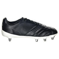 Chaussures de rugby terrain gras 8 crampons Density R100 SG noir