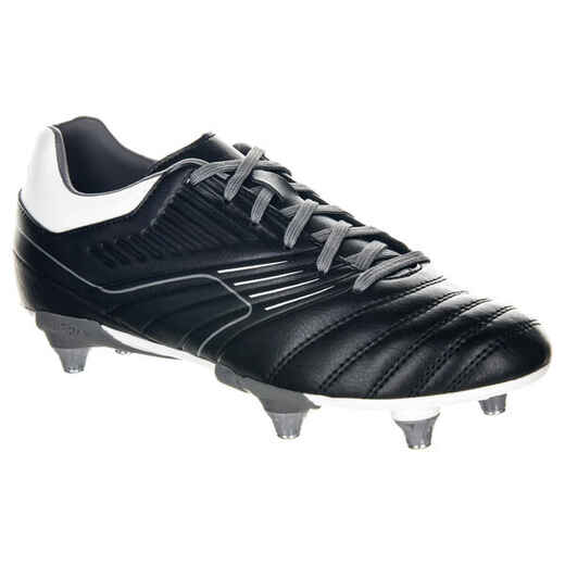 
      Kids' 6-Stud Soft Ground Rugby Boots Agility R500 SG - Grey
  