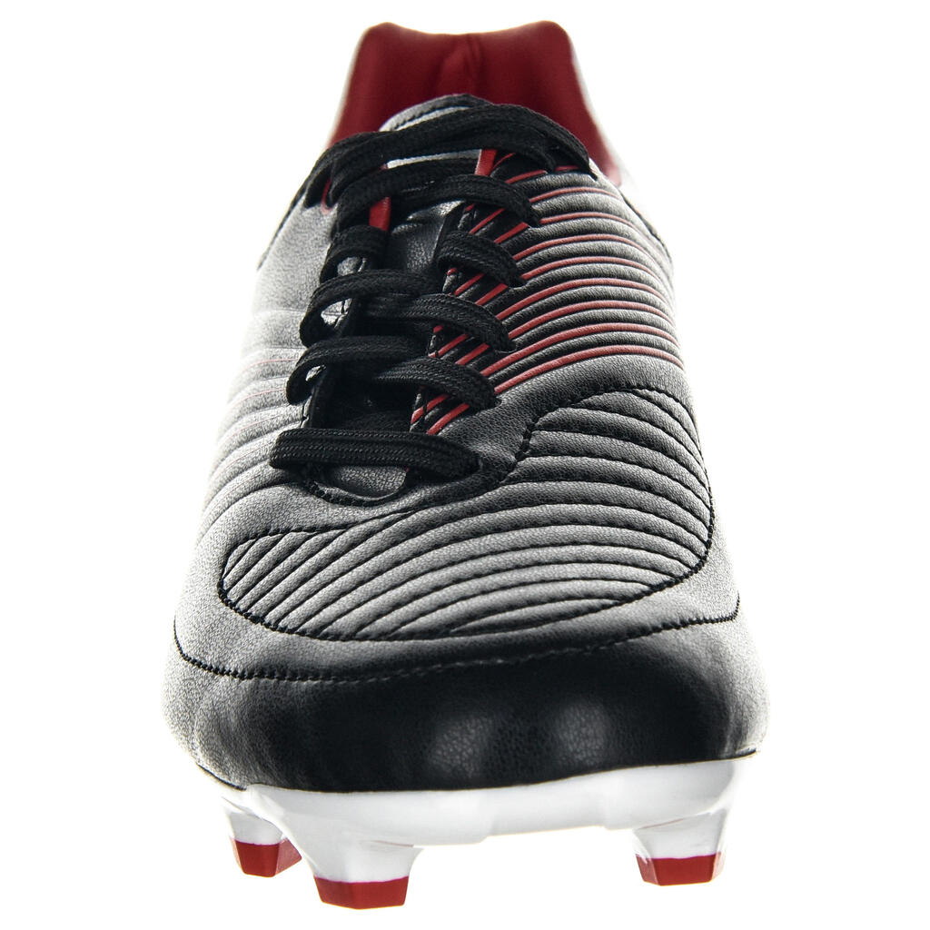 Kids' Moulded Rugby Boots Skill R500 FG - Red