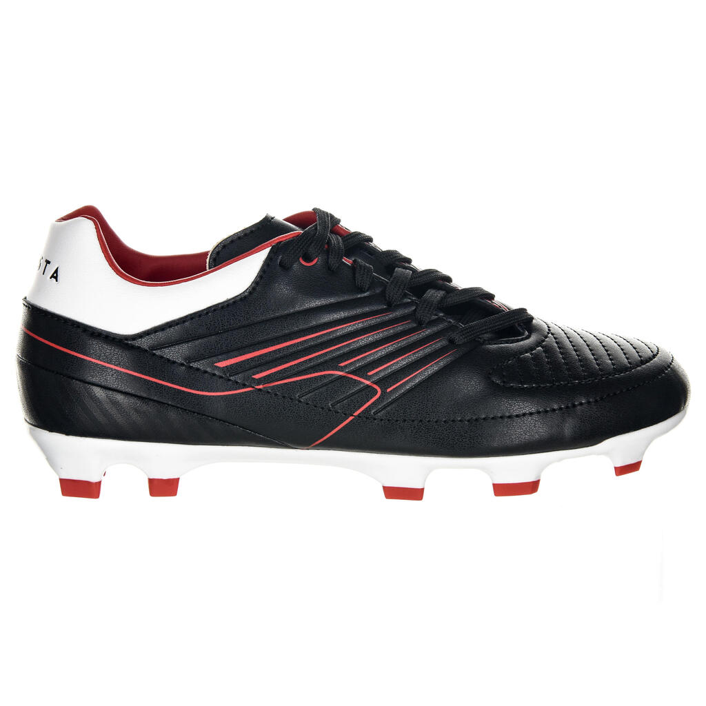 Kids' Moulded Rugby Boots Skill R500 FG - Red