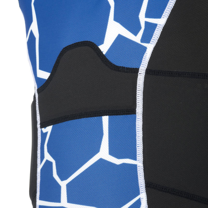 Kids' Rugby Shoulder Pads R100 Turtle Blue Decathlon