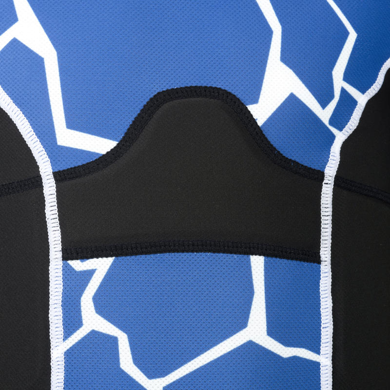 Kids' Rugby Shoulder Pads R100 Turtle Blue Decathlon