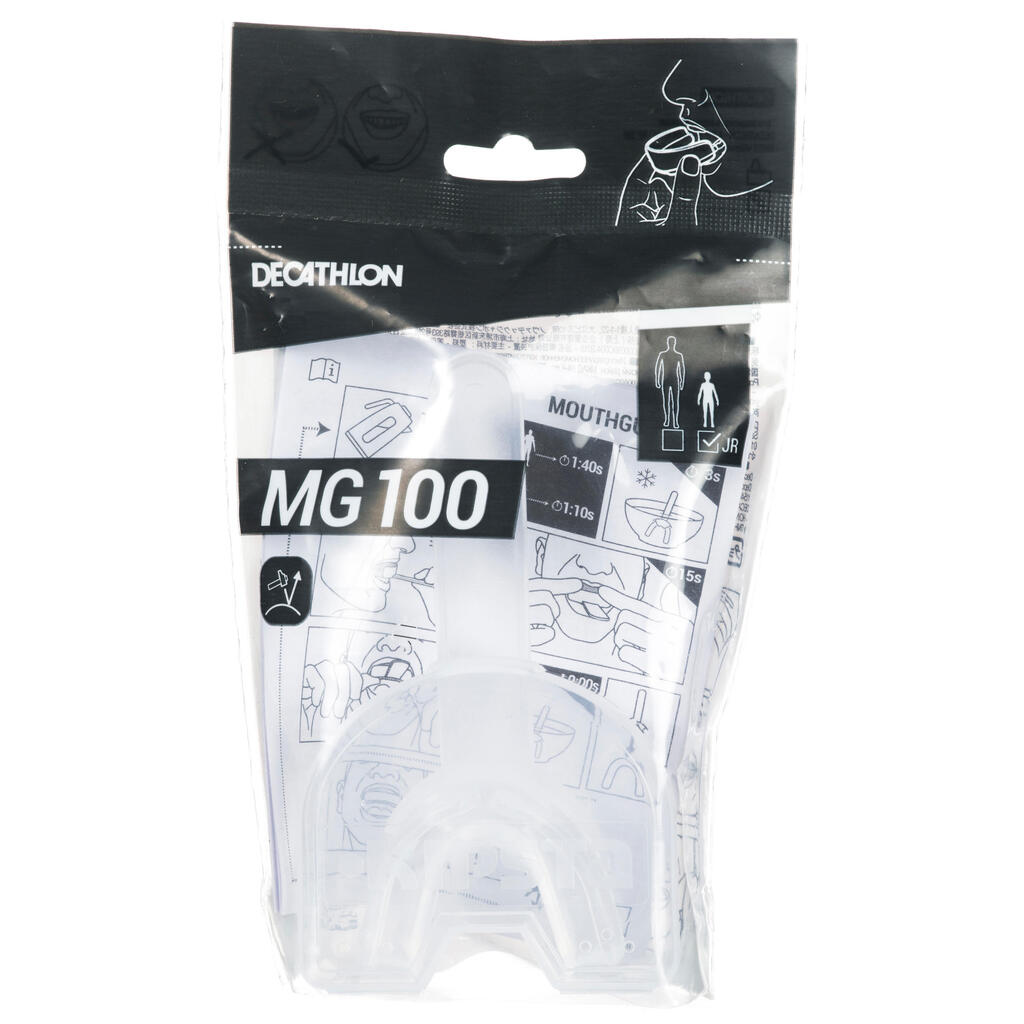 Protège-dents de rugby enfant taille S- R100 transparent