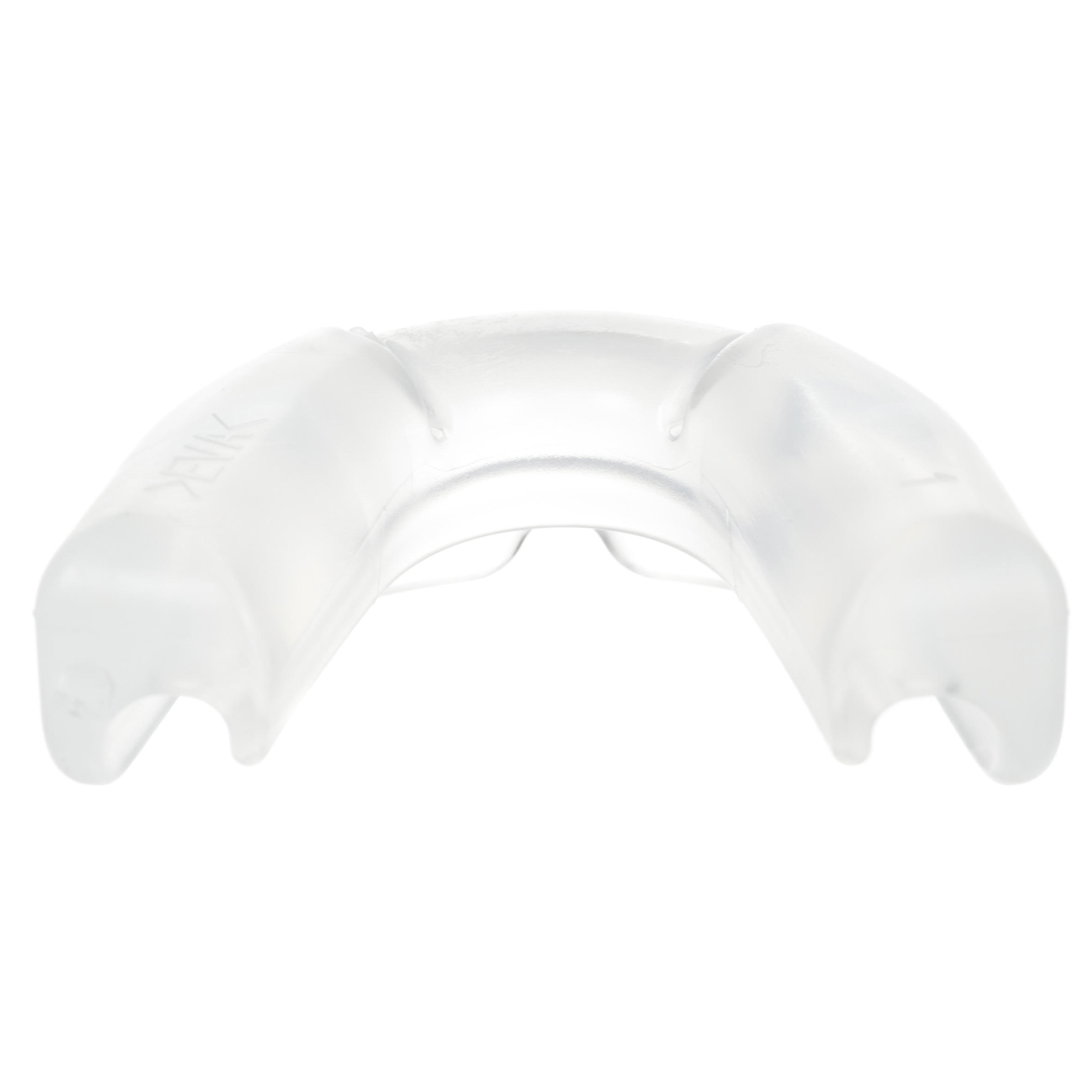 Kids' Size S Transparent Rugby Mouthguard R100 3/8