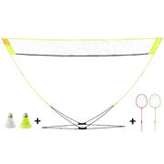 SET DE RED + 2 RAQUETAS ARTENGO EASY SET DISCOVER AMARILLO