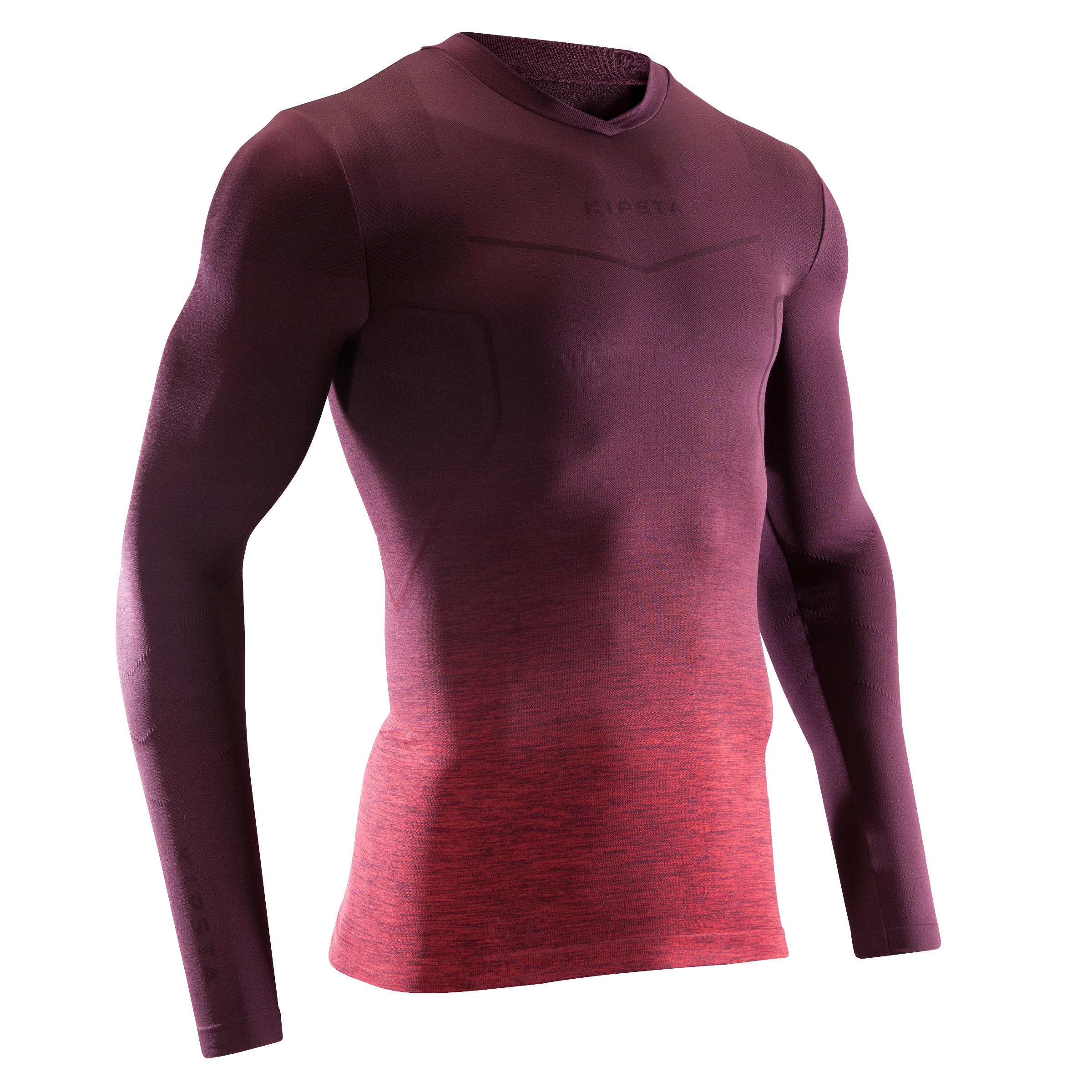 Keepdry 500 Adult Base Layer - Burgundy Ombre 1/11