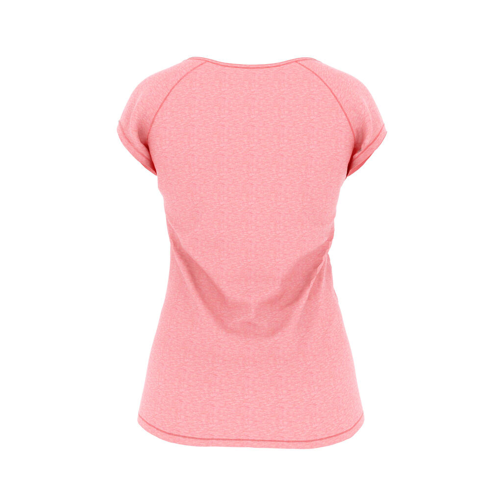 T-Shirt 500 Slim Damen grau