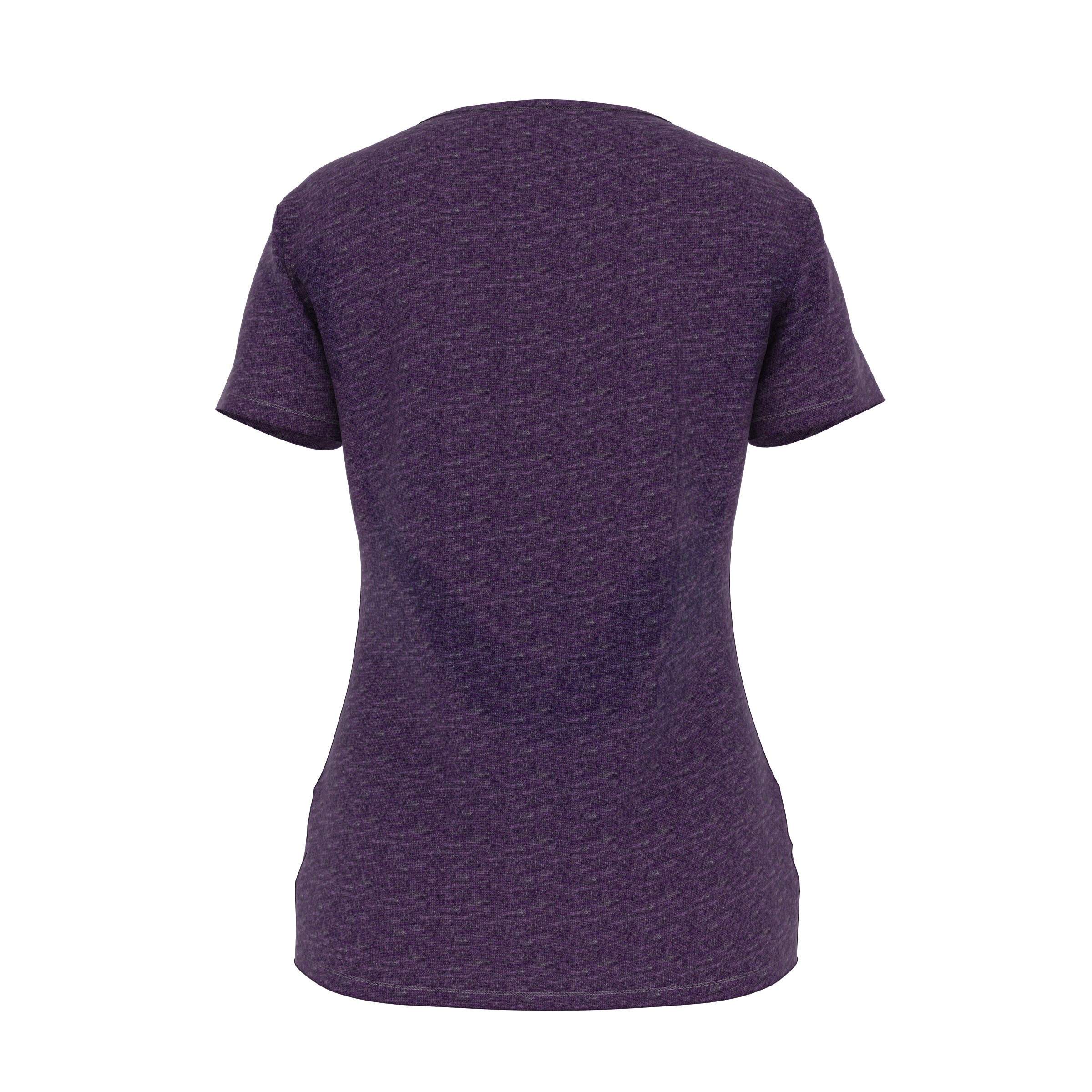 500 Women's Regular-Fit Gym & Pilates T-Shirt - Purple 3/3
