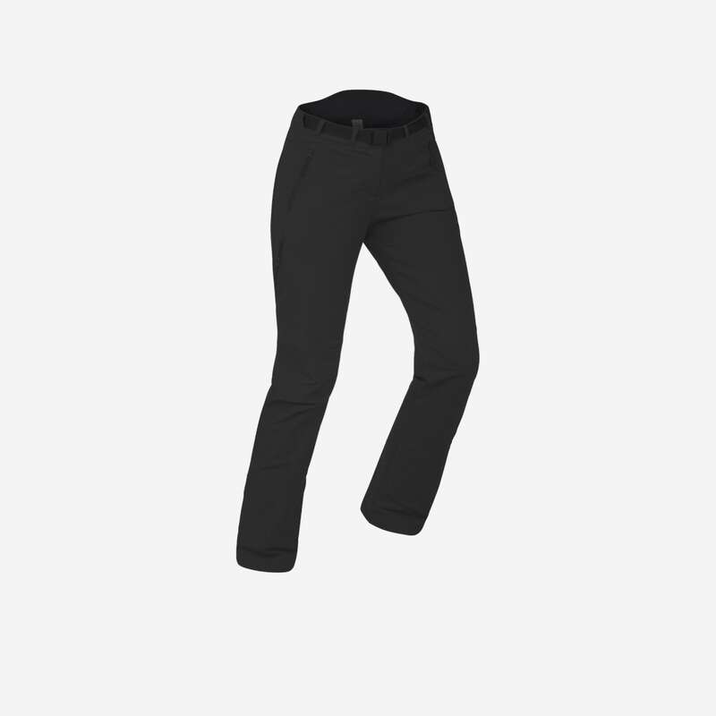 WOMEN SNOW HIKING WARM PANTS & FLEECES Hiking - W TROUS SH500 XWARM STRETCH-BK QUECHUA - Hiking Clothes