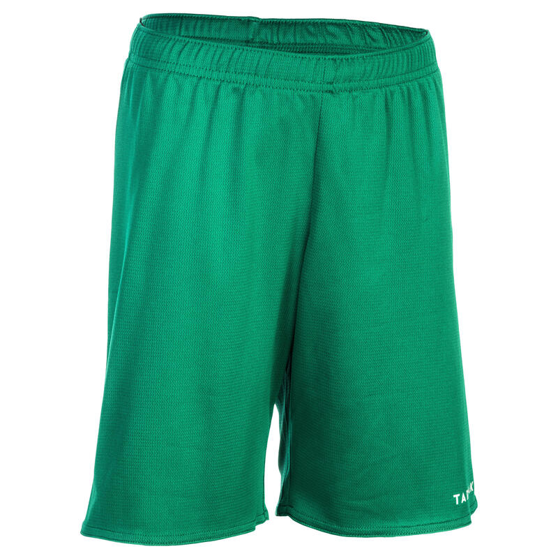 SHORT DE BASKETBALL POUR GARCON/FILLE DEBUTANT(E) VERT SH100