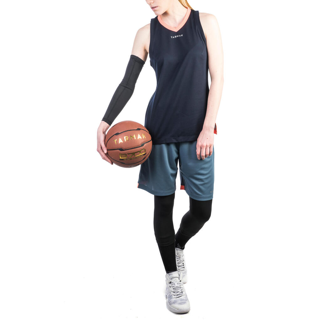 Basketballtrikot B500 Damen Fortgeschrittene dunkelblau/pink