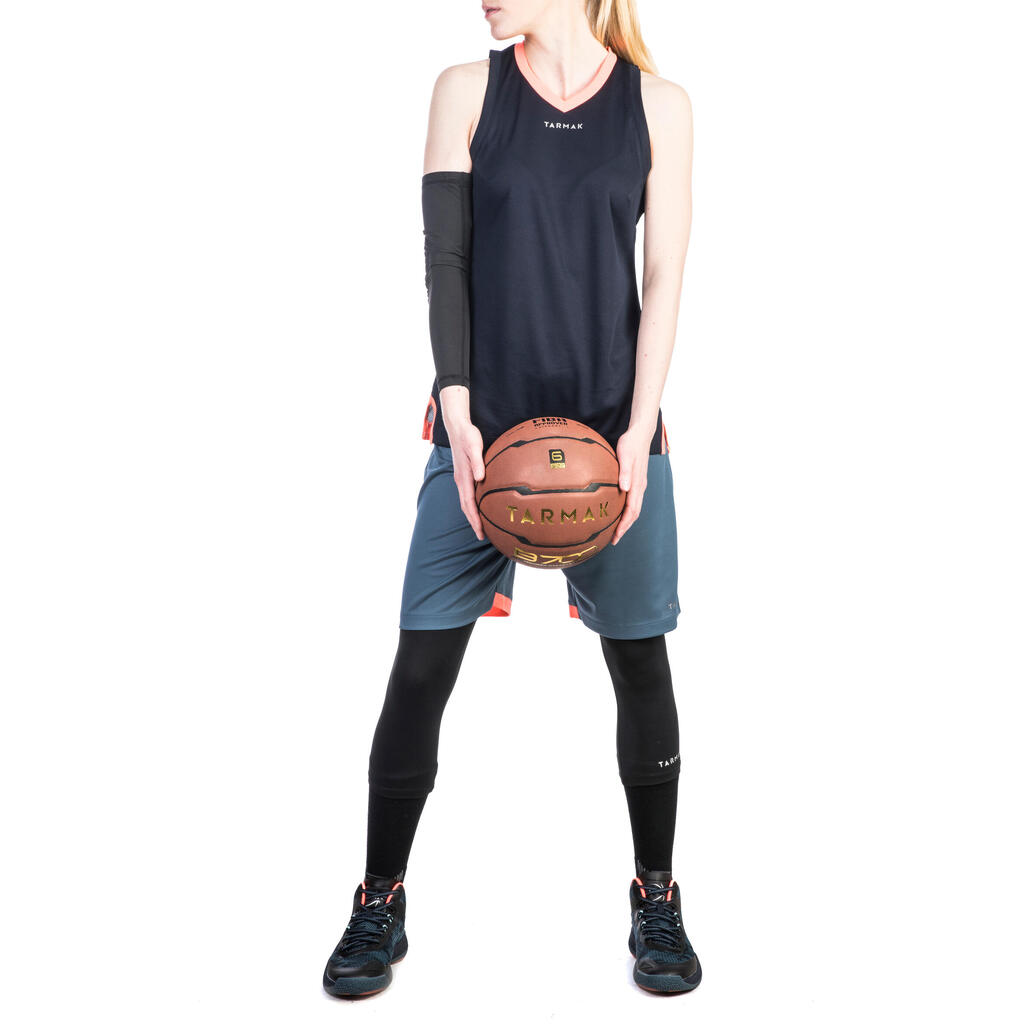 Basketballtrikot B500 Damen Fortgeschrittene dunkelblau/pink