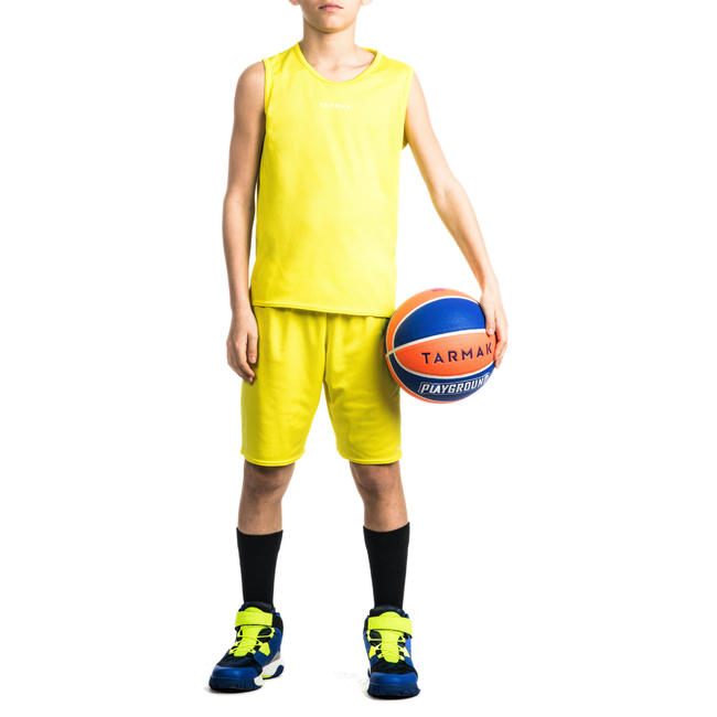 Kids Basketball Shorts SH100 Yellow