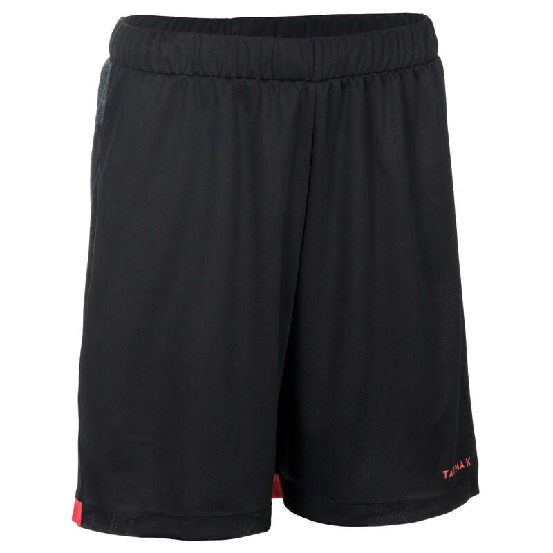 WOMAN BASKETBALL OUTFIT Basketball - SH500 W Shorts Black Red TARMAK - Basketball