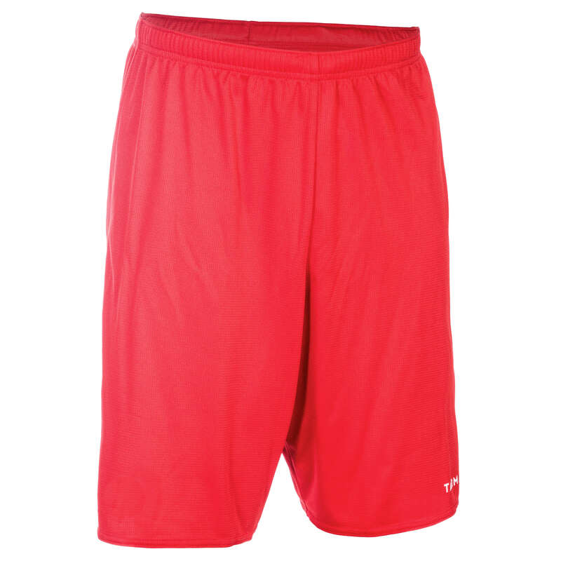 MAN BASKETBALL OUTFIT Basketball - Basketball Shorts SH100 - Red TARMAK - Basketball