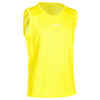 Majica bez rukava za košarku T100 za početnike dječja žuta