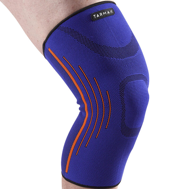 Genouillère de maintien compressif gauche/droite pour homme/femme SOFT 300 bleue