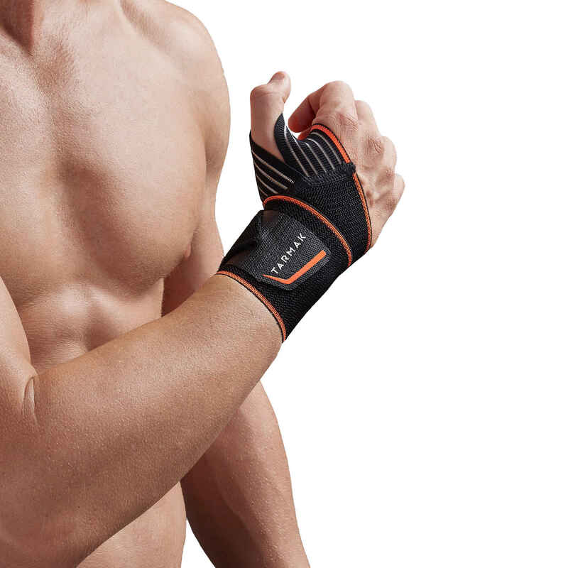 Handgelenkbandage Soft 300 links/rechts Damen/Herren schwarz Handgelenkbandage Soft 300 links/rechts Damen/Herren schwarz