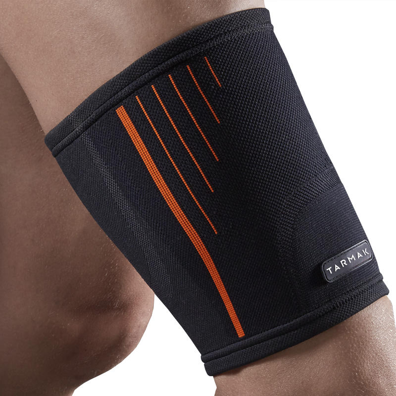 Soft 300 Men's/Women's Right/Left Compression Thigh Support - Black Soft 300 Men's/Women's Right/Left Compression Thigh Support - Black
