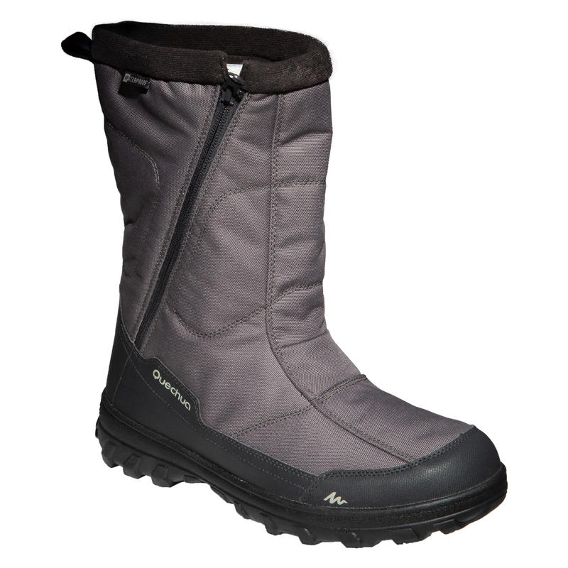 Bottes de randonnée neige homme SH100 x-warm kaki Bottes de randonnée neige homme SH100 x-warm kaki