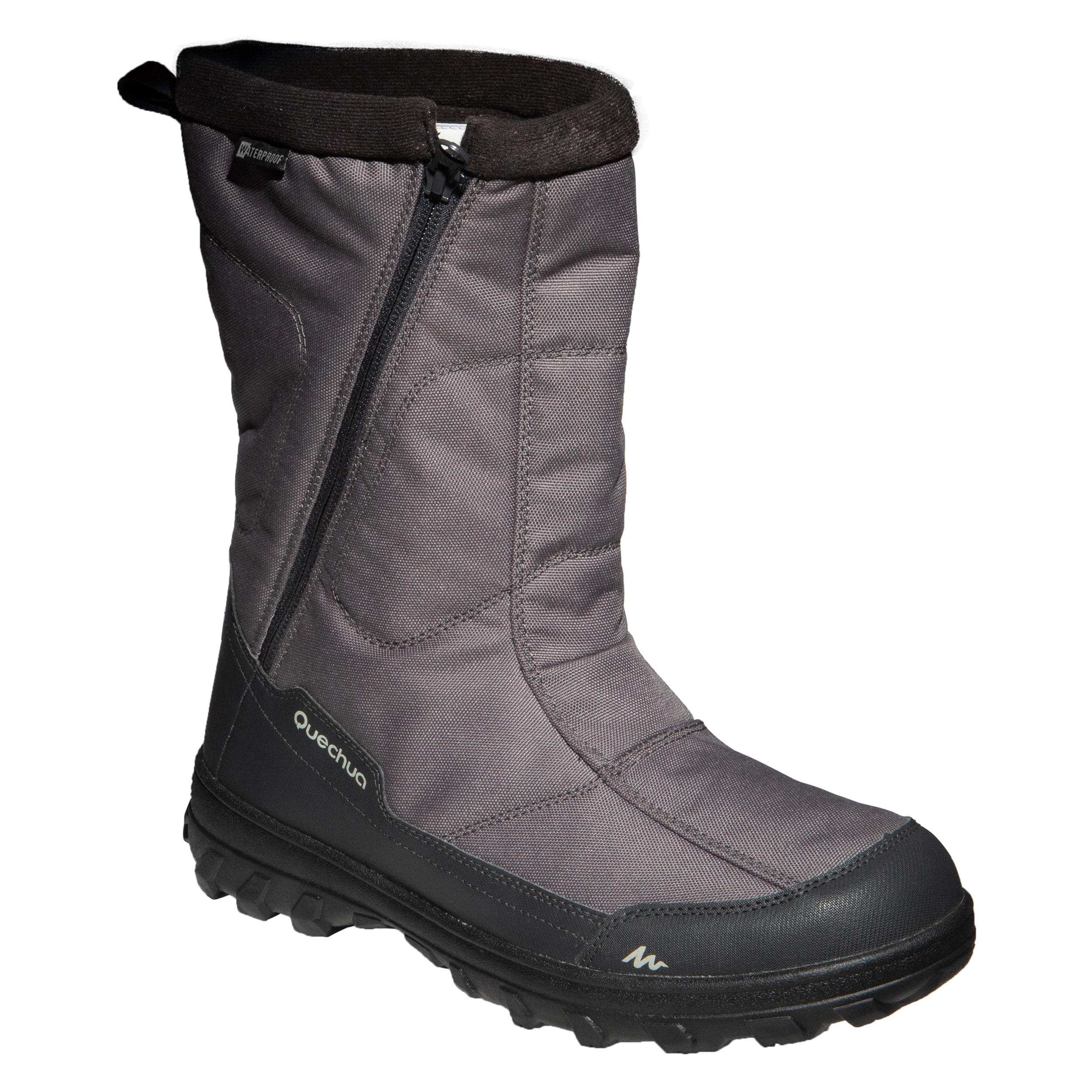 Bottes de randonnée neige homme SH100 xwarm kaki Quechua Decathlon