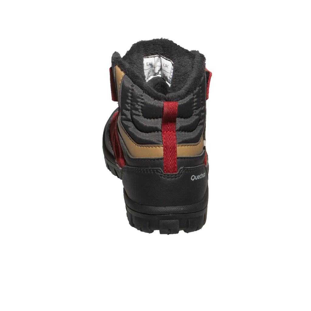 Quechua SH500 Warm, and Waterproof Rip-Tab Hiking Boots, Kids’