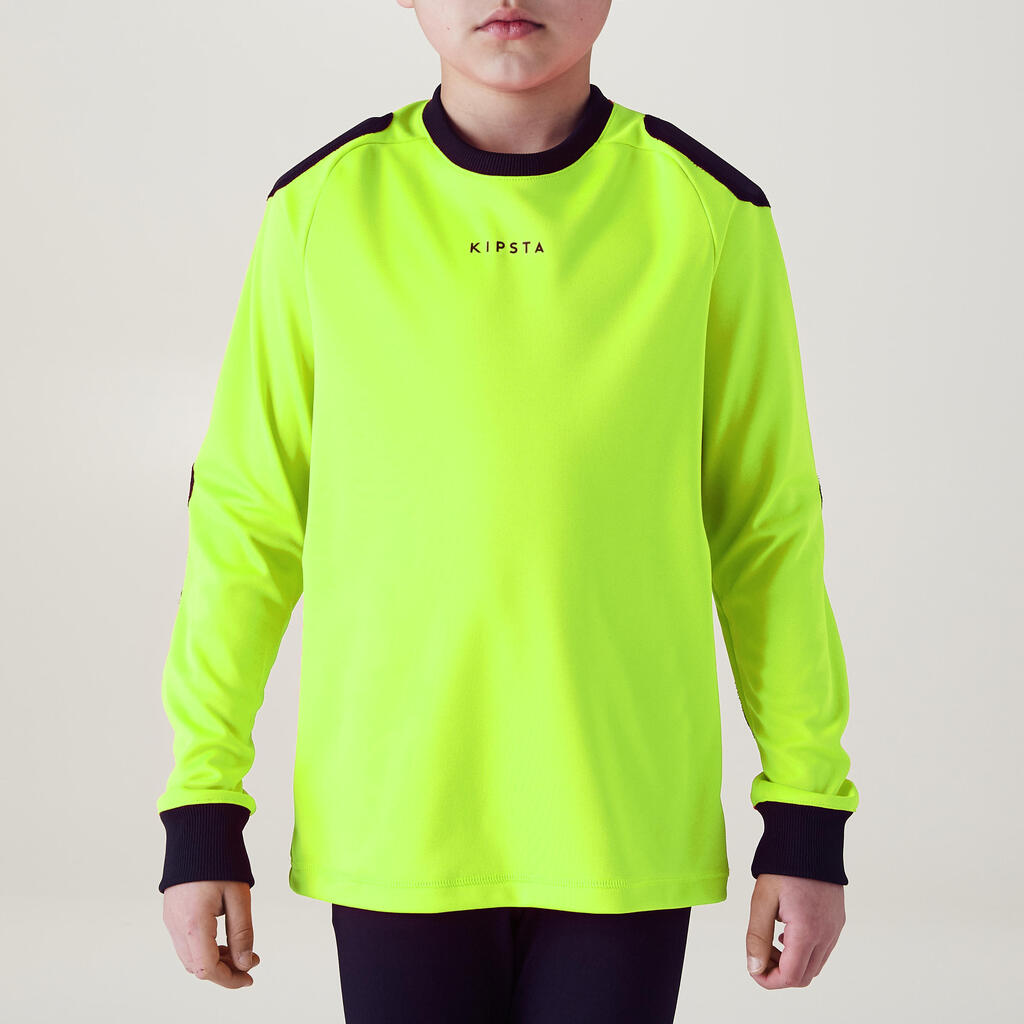 Maillot de gardien de but F100 enfant jaune