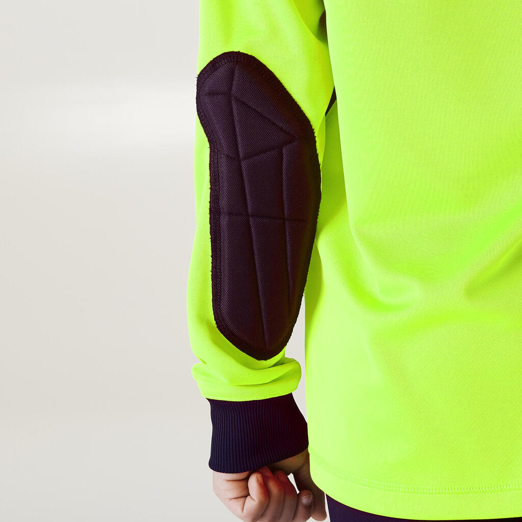 Maillot de gardien de but F100 enfant jaune