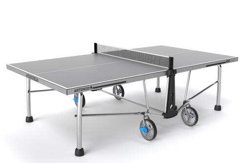 MESA DE PING PONG PPT 130 EXTERIOR AZUL PONGORI - Decathlon