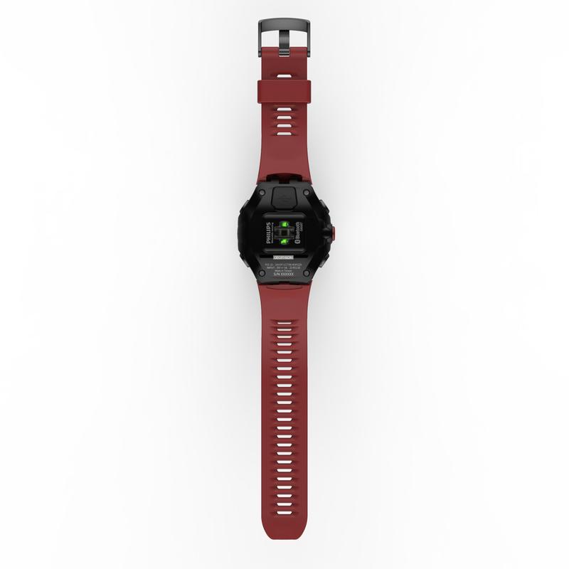 ONmove 500 GPS running watch and wrist heart rate monitor - limited edition red - Decathlon
