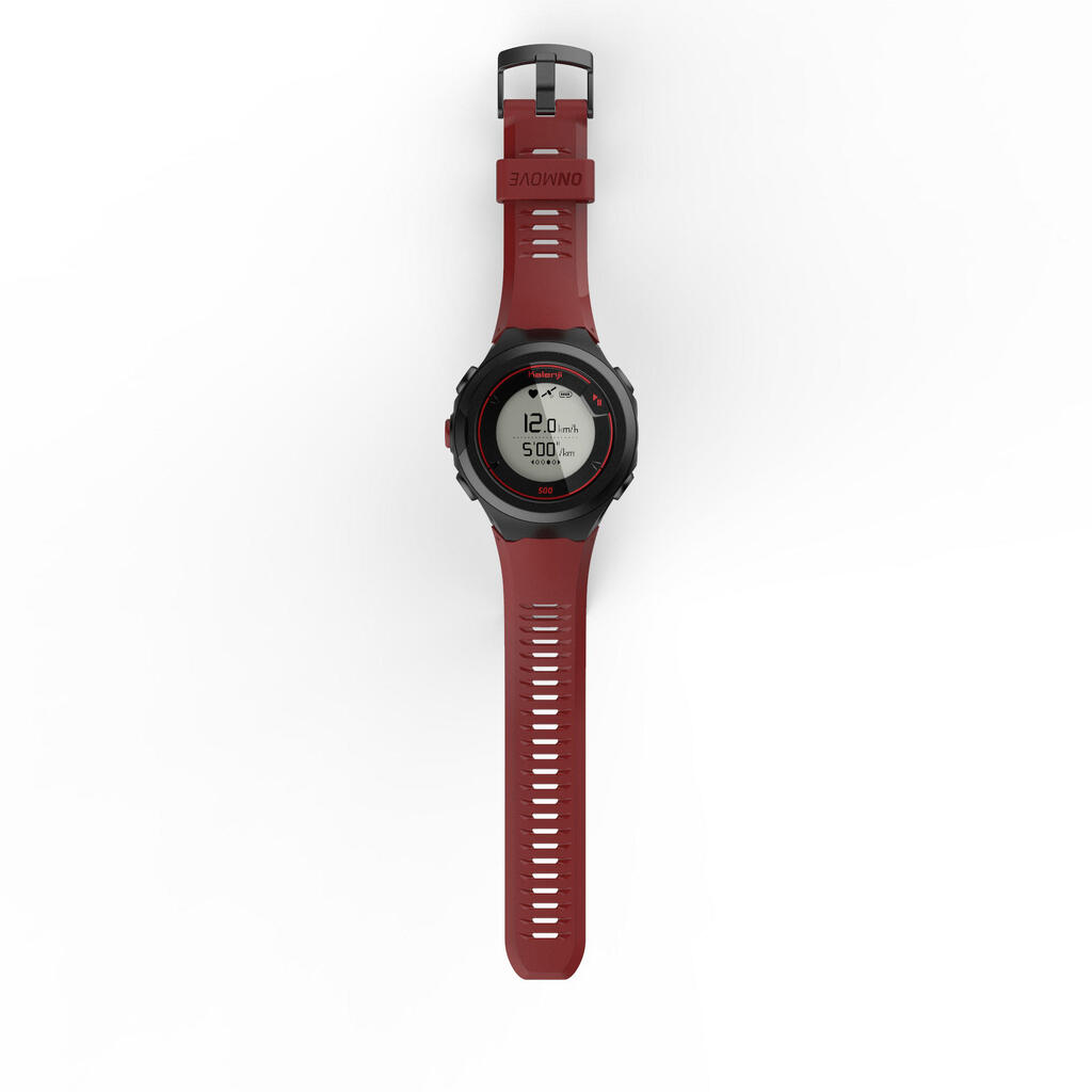 GPS-Pulsuhr Running ONmove 500 Sonderedition rot