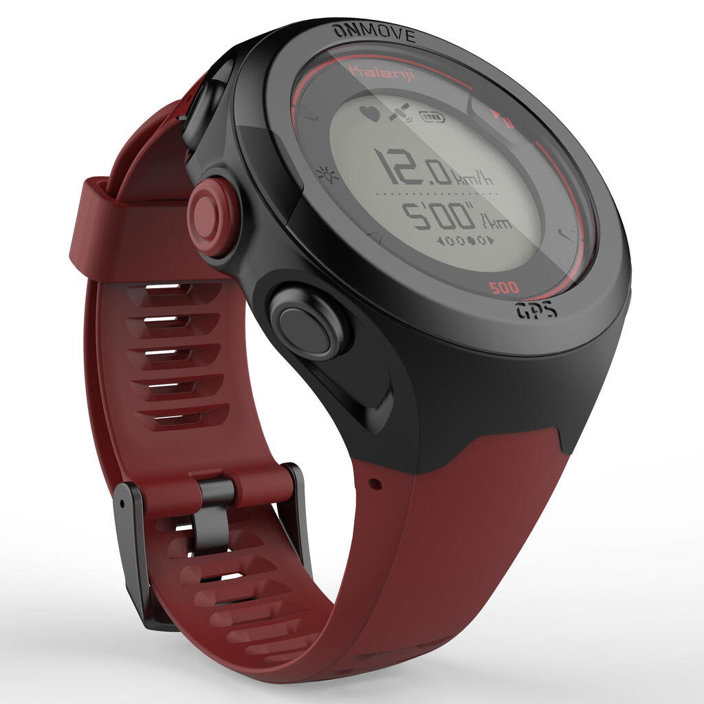GPS-Pulsuhr Running ONmove 500 Sonderedition rot