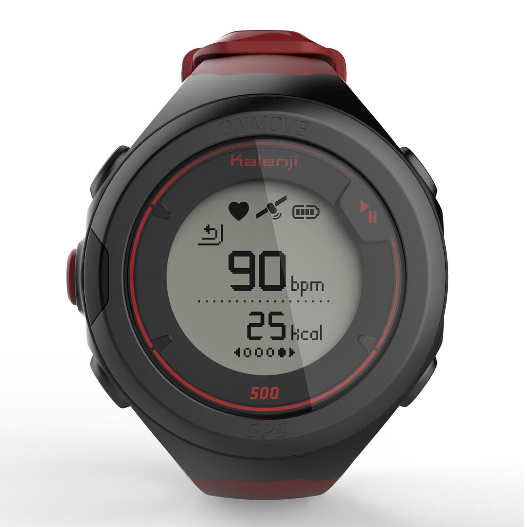 GPS-Pulsuhr Running ONmove 500 Sonderedition rot