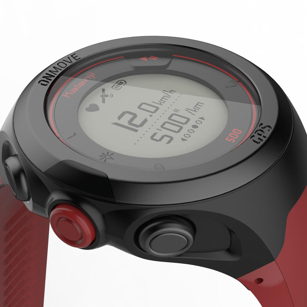 GPS-Pulsuhr Running ONmove 500 Sonderedition rot