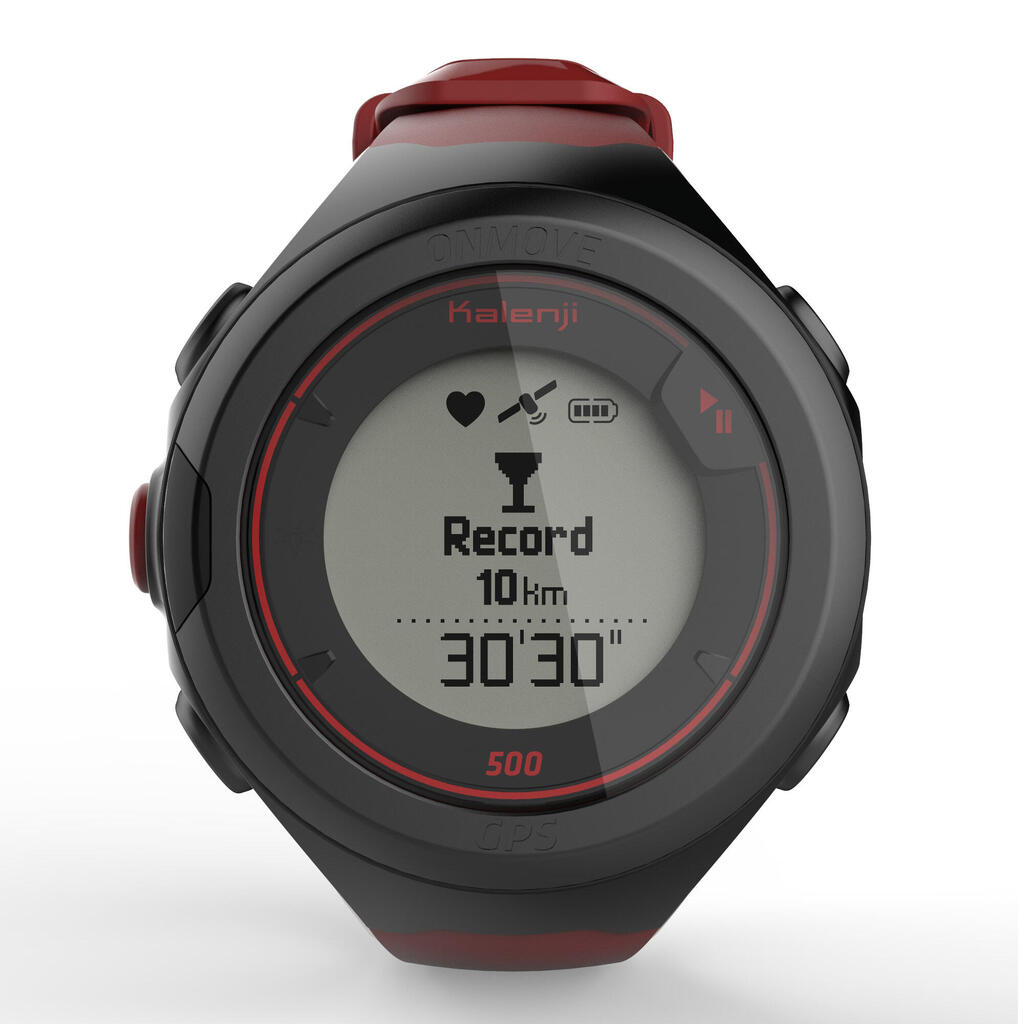GPS-Pulsuhr Running ONmove 500 Sonderedition rot