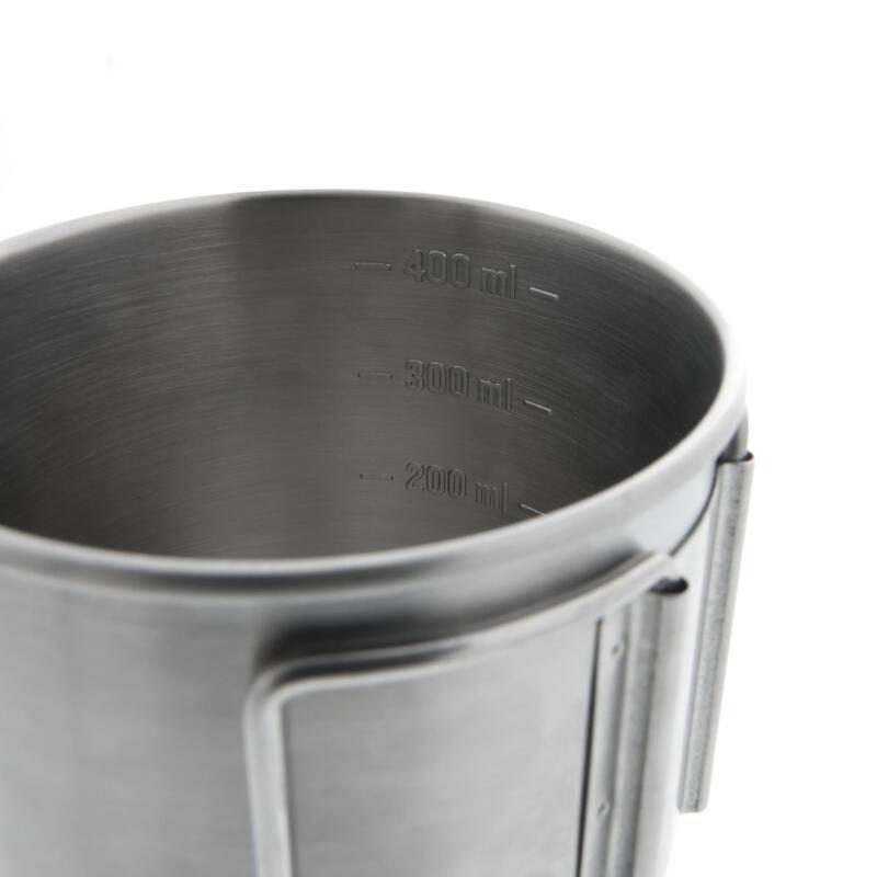 Bögre, inox, 0,4 liter - MH150