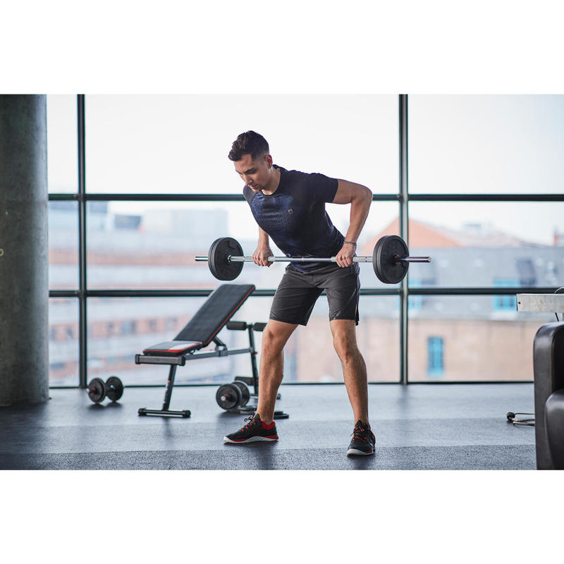 Weight Training Dumbbells And Bars Kit 50 Kg Domyos By Decathlon