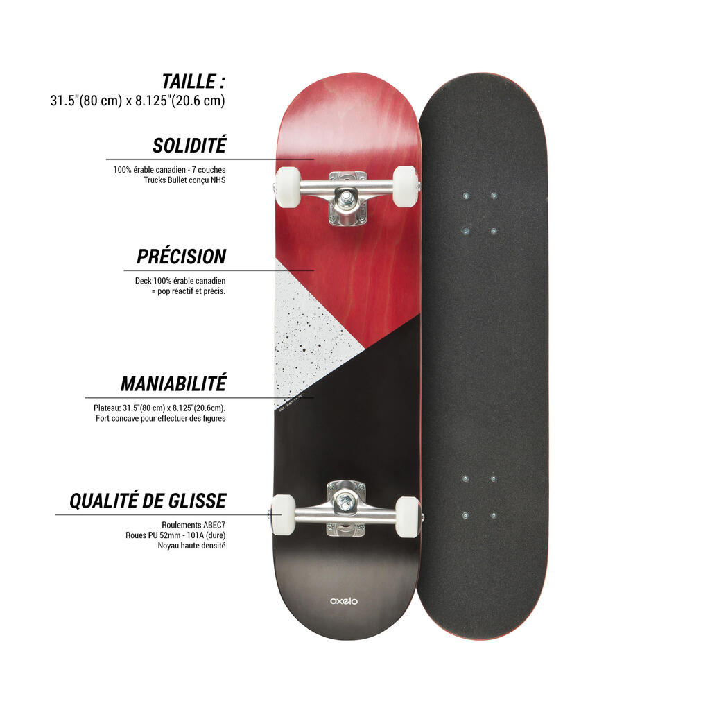 Skateboard Complete 100 Galaxy - Red