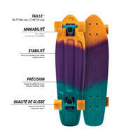 Patineta Cruiser Skateboard BIG YAMBA gradiant Coral Azul  