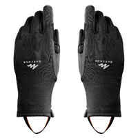 KIDS' HIKING TOUCHSCREEN COMPATIBLE GLOVES - SH500 MOUNTAIN STRETCH - AGE 6-14