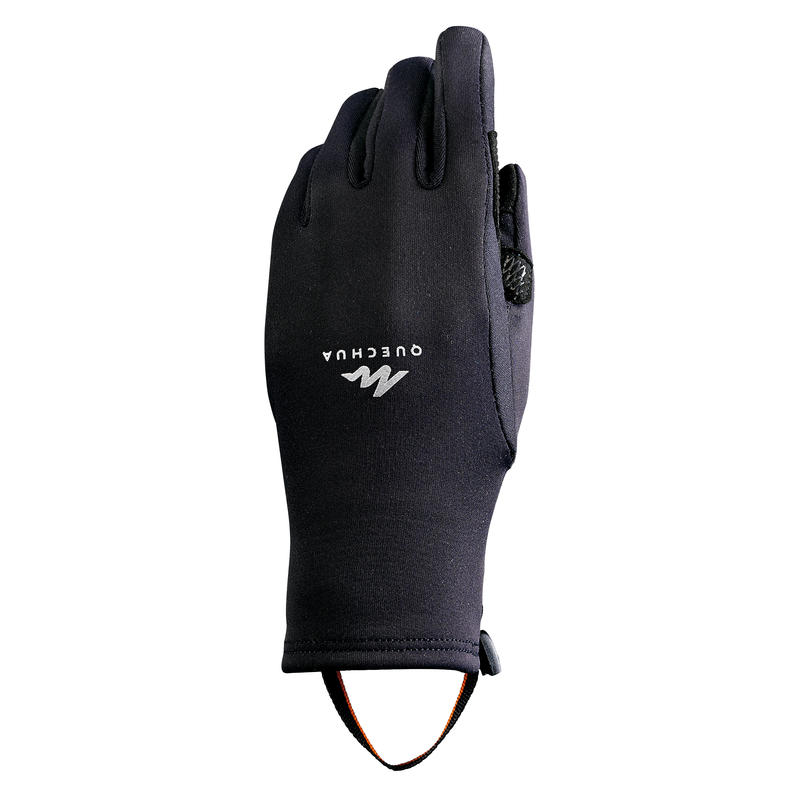 MH500 Hiking Stretch Gloves Black - Children's MH500 Hiking Stretch Gloves Black - Children's
