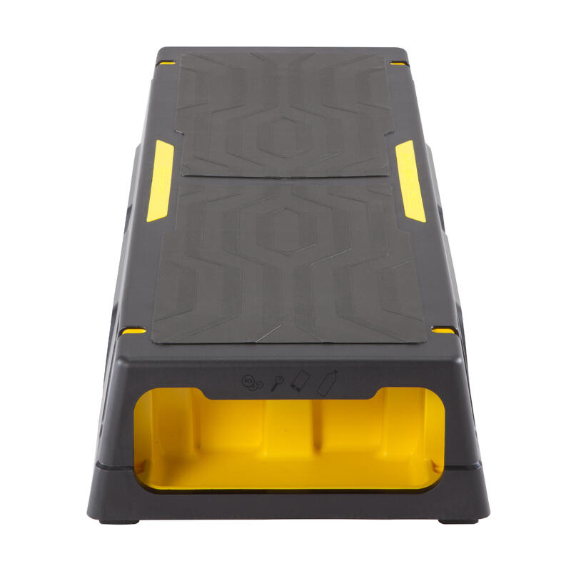 Confort step pad, fekete, sárga