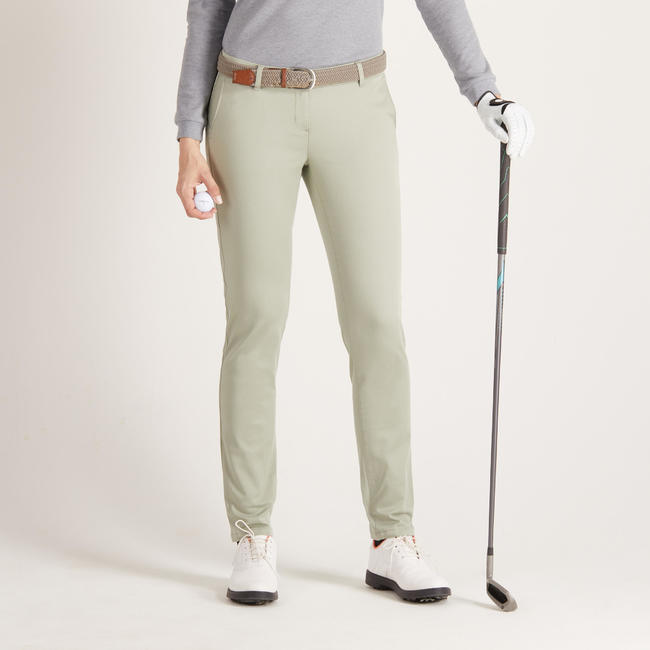Women Golf Trousers Light Green