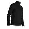 MEN’S BLACK COLD-WEATHER GOLFING PULLOVER