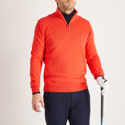 PULL GOLF TEMPS FROID POUR HOMME ROUGE