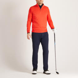 PULL GOLF TEMPS FROID POUR HOMME ROUGE