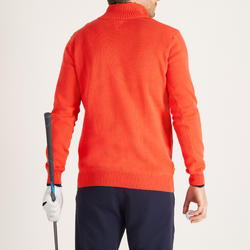 PULL GOLF TEMPS FROID POUR HOMME ROUGE