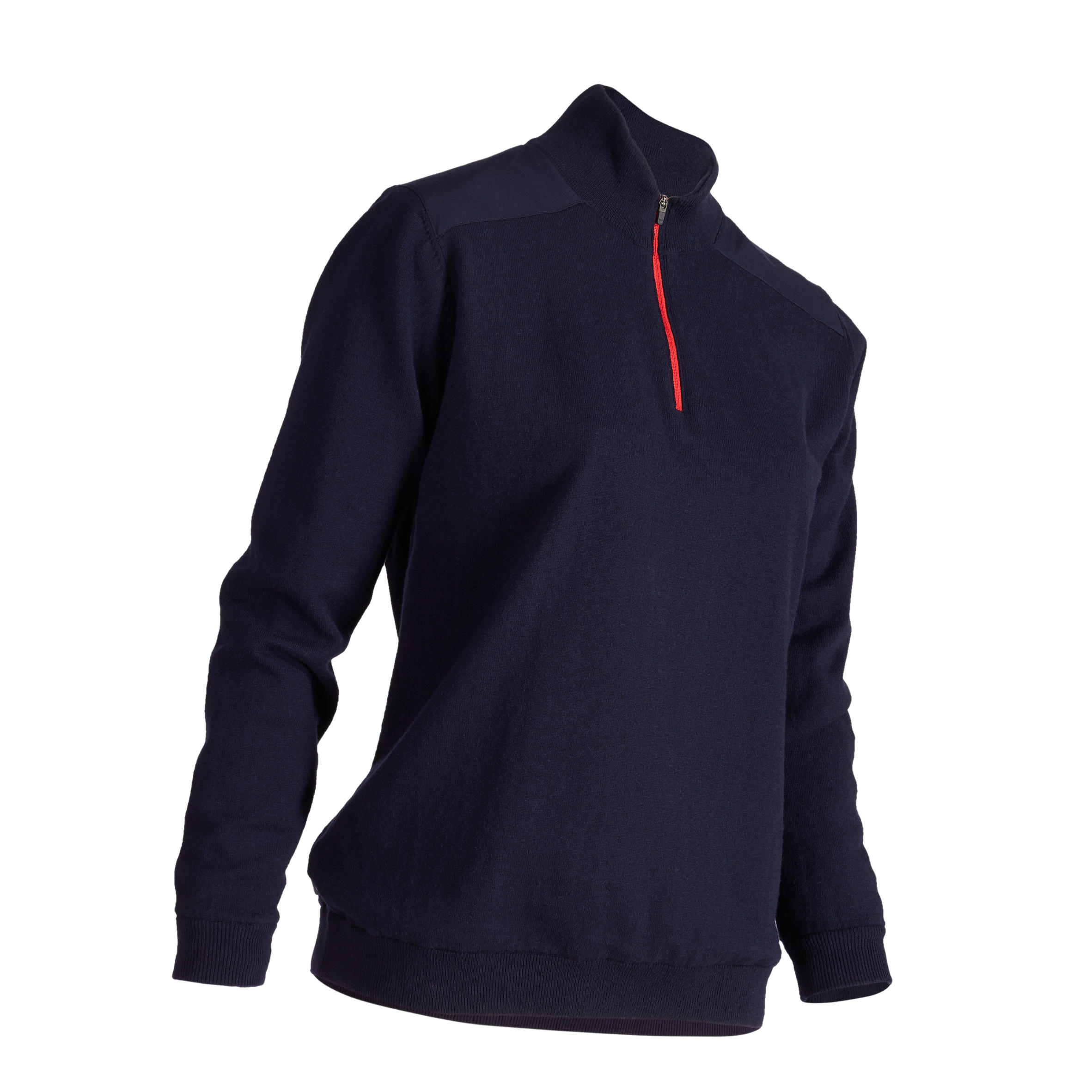 WOMEN'S COLD-WEATHER GOLF WINDBREAKER PULLOVER NAVY BLUE