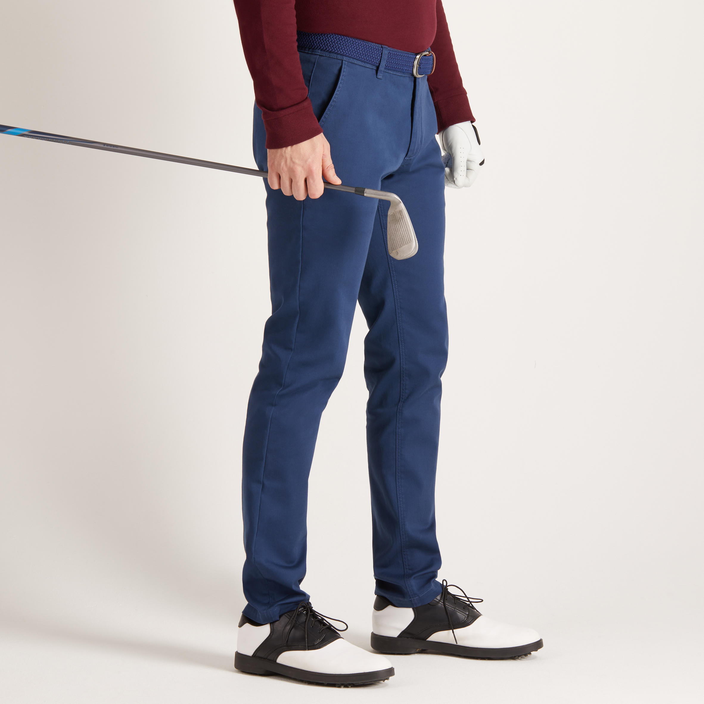 

Men'S Mild Weather Golfing Trousers Blue